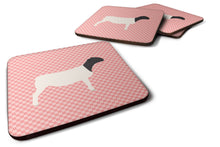 Load image into Gallery viewer, Dorper Sheep Pink Check Foam Coaster  BB7978FC