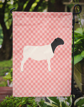 Load image into Gallery viewer, Dorper Sheep Pink Check Garden Flag - Outdoor Decorative Yard Flag
