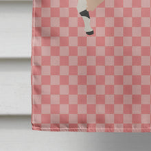 Load image into Gallery viewer, Kerry Hill Sheep Pink Check Flag Canvas House Size BB7979CHF