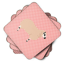 Load image into Gallery viewer, Kerry Hill Sheep Pink Check Foam Coaster  BB7979FC