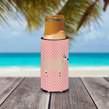 Load image into Gallery viewer, Kerry Hill Sheep Pink Check   Hugger for slim cans