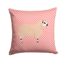 Load image into Gallery viewer, Kerry Hill Sheep Pink Check Throw Pillow - 14x14 Decorative Pillow – Art for Your Home &amp; Patio BB7979PW1414