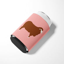 Load image into Gallery viewer, Merino Sheep Pink Check Can or Bottle Hugger BB7981CC
