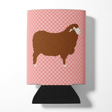 Load image into Gallery viewer, Merino Sheep Pink Check Can or Bottle Hugger BB7981CC