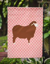 Load image into Gallery viewer, Merino Sheep Pink Check Garden Flag - Outdoor Decorative Yard Flag