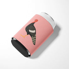Load image into Gallery viewer, Marragansett Turkey Pink Check Can or Bottle Hugger BB7987CC