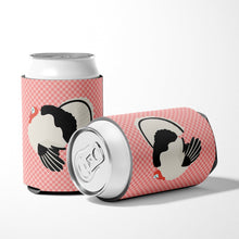 Load image into Gallery viewer, Royal Palm Turkey Pink Check Can or Bottle Hugger BB7988CC