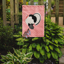Load image into Gallery viewer, Royal Palm Turkey Pink Check Garden Flag - Outdoor Decorative Yard Flag
