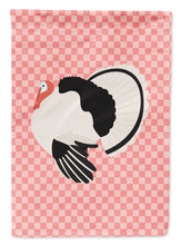Load image into Gallery viewer, Royal Palm Turkey Pink Check Garden Flag - Outdoor Decorative Yard Flag