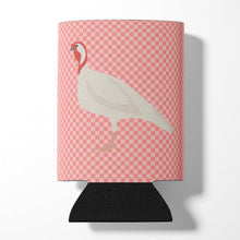 Load image into Gallery viewer, Beltsville Small White Turkey Hen Pink Check Can or Bottle Hugger BB7989CC