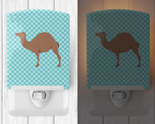 Load image into Gallery viewer, F1 Hybrid Camel Blue Check Ceramic Night Light BB7993CNL