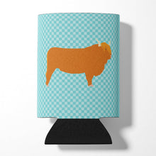 Load image into Gallery viewer, Highland Cow Blue Check Can or Bottle Hugger BB7994CC
