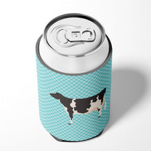 Load image into Gallery viewer, Holstein Cow Blue Check Can or Bottle Hugger BB7996CC