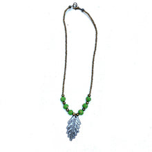 Load image into Gallery viewer, Metal Leaf Necklace