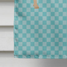Load image into Gallery viewer, Charolais Cow Blue Check Flag Canvas House Size BB8000CHF