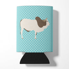 Load image into Gallery viewer, Malvi Cow Blue Check Can or Bottle Hugger BB8004CC