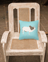Load image into Gallery viewer, Malvi Cow Blue Check Fabric Decorative Pillow BB8004PW1818
