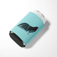 Load image into Gallery viewer, Sumatra Chicken Blue Check Can or Bottle Hugger BB8007CC