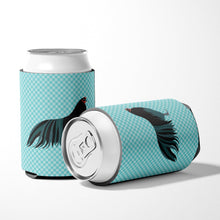 Load image into Gallery viewer, Sumatra Chicken Blue Check Can or Bottle Hugger BB8007CC