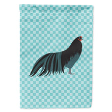 Load image into Gallery viewer, Sumatra Chicken Blue Check Flag Canvas House Size BB8007CHF