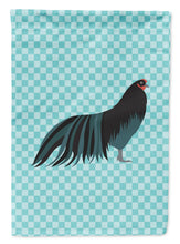 Load image into Gallery viewer, Sumatra Chicken Blue Check Garden Flag - Outdoor Decorative Yard Flag