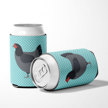 Load image into Gallery viewer, Jersey Giant Chicken Blue Check Can or Bottle Hugger BB8009CC