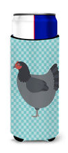 Load image into Gallery viewer, Jersey Giant Chicken Blue Check   Hugger for slim cans