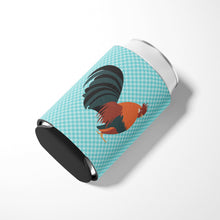 Load image into Gallery viewer, Dutch Bantam Chicken Blue Check Can or Bottle Hugger BB8010CC
