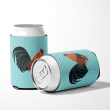 Load image into Gallery viewer, Dutch Bantam Chicken Blue Check Can or Bottle Hugger BB8010CC