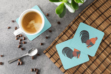 Load image into Gallery viewer, Dutch Bantam Chicken Blue Check Foam Coaster  BB8010FC