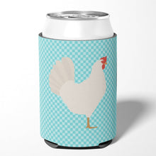 Load image into Gallery viewer, Leghorn Chicken Blue Check Can or Bottle Hugger BB8014CC