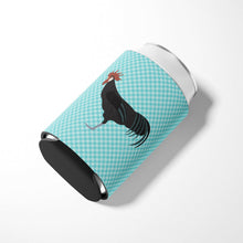 Load image into Gallery viewer, Minorca Ctalalan Chicken Blue Check Can or Bottle Hugger BB8015CC