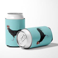 Load image into Gallery viewer, Minorca Ctalalan Chicken Blue Check Can or Bottle Hugger BB8015CC
