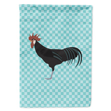 Load image into Gallery viewer, Minorca Ctalalan Chicken Blue Check Flag Canvas House Size BB8015CHF