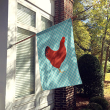 Load image into Gallery viewer, New Hampshire Red Chicken Blue Check Flag Canvas House Size BB8017CHF