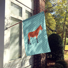 Load image into Gallery viewer, Mule Blue Check Flag Canvas House Size BB8019CHF