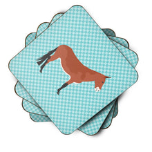 Load image into Gallery viewer, Mule Blue Check Foam Coaster  BB8019FC