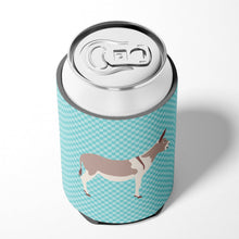 Load image into Gallery viewer, Australian Teamster Donkey Blue Check Can or Bottle Hugger BB8020CC