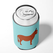 Load image into Gallery viewer, Irish Donkey Blue Check Can or Bottle Hugger BB8022CC