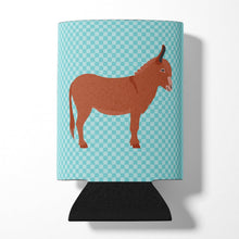 Load image into Gallery viewer, Irish Donkey Blue Check Can or Bottle Hugger BB8022CC