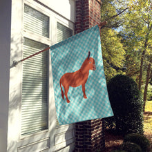 Load image into Gallery viewer, Irish Donkey Blue Check Flag Canvas House Size BB8022CHF