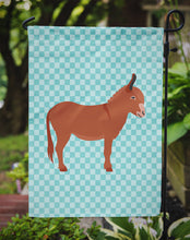 Load image into Gallery viewer, Irish Donkey Blue Check Garden Flag - Outdoor Decorative Yard Flag