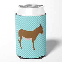 Load image into Gallery viewer, Cotentin Donkey Blue Check Can or Bottle Hugger BB8023CC