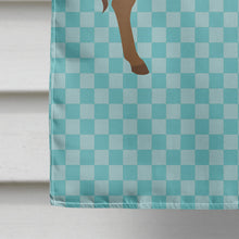 Load image into Gallery viewer, Cotentin Donkey Blue Check Flag Canvas House Size BB8023CHF
