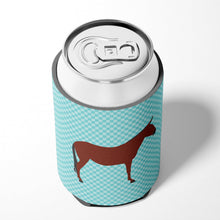 Load image into Gallery viewer, Hinny Horse Donkey Blue Check Can or Bottle Hugger BB8024CC