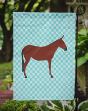 Load image into Gallery viewer, Hinny Horse Donkey Blue Check Garden Flag - Outdoor Decorative Yard Flag
