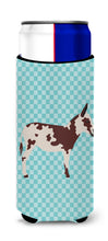 Load image into Gallery viewer, American Spotted Donkey Blue Check   Hugger for slim cans