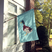 Load image into Gallery viewer, Rouen Duck Blue Check Flag Canvas House Size BB8030CHF