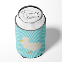 Load image into Gallery viewer, Crested Duck Blue Check Can or Bottle Hugger BB8031CC