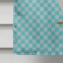 Load image into Gallery viewer, Bali Duck Blue Check Flag Canvas House Size BB8033CHF